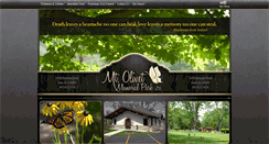 Desktop Screenshot of mtolivetmemorialpark.com