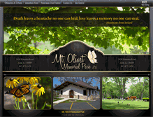 Tablet Screenshot of mtolivetmemorialpark.com